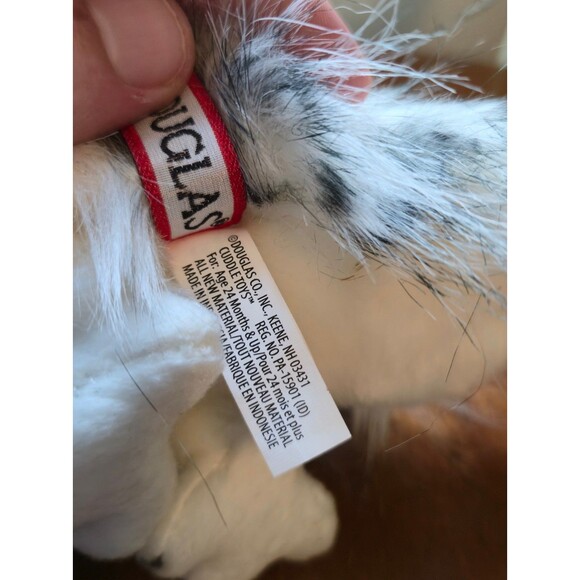 Douglas Wizard Snowy Owl Plush Stuffed Animal Toy 8" White - Picture 6 of 6